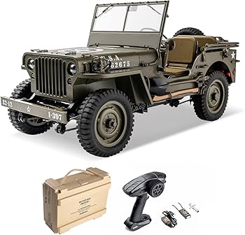 FCXㅤ RocHobby 1/12 1941 MB Scaler RC Jeep, 4x4 Hobby Grade RTR RC Car