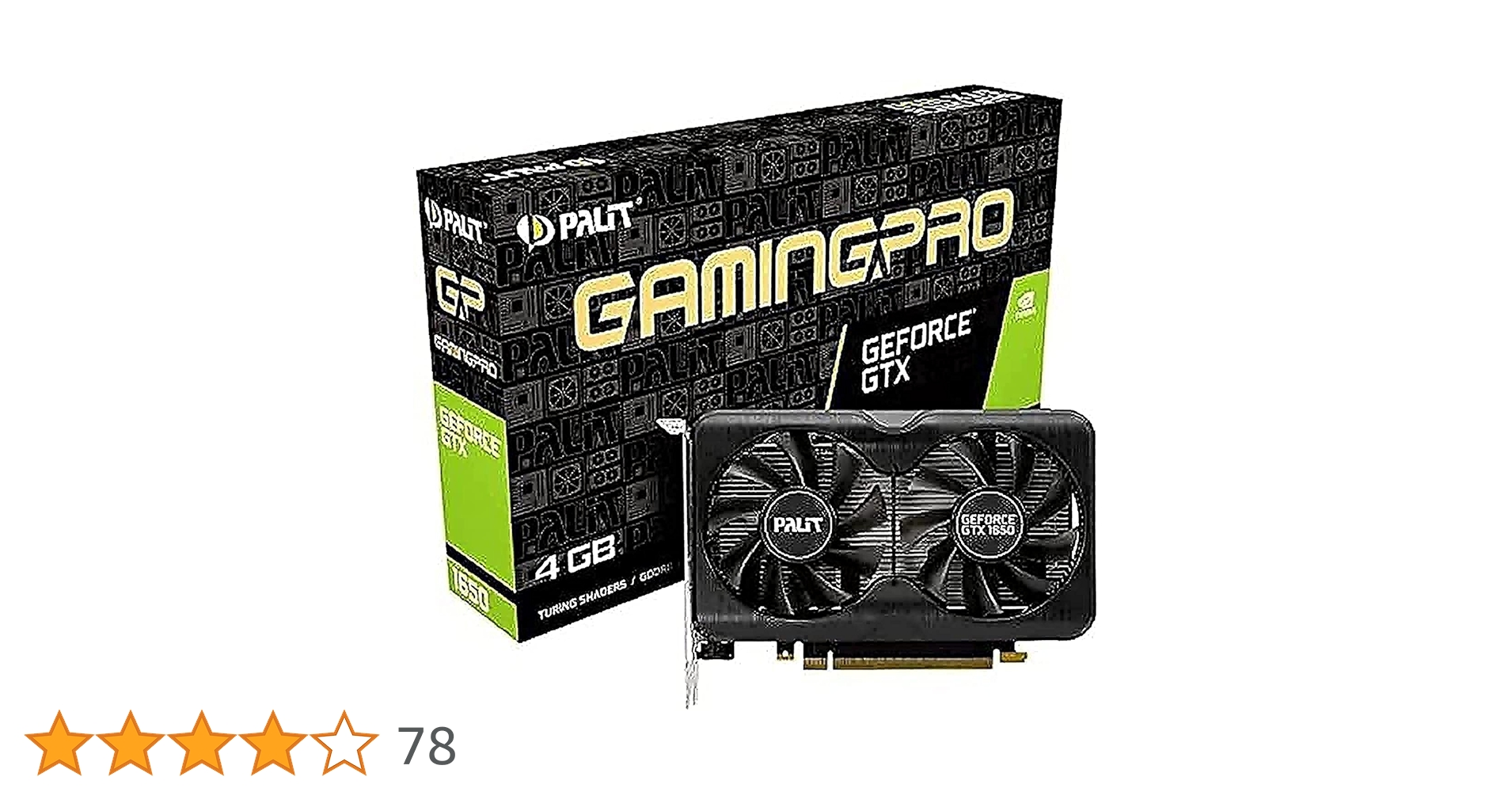NVIDIA PALIT GEFORCE GTX 1650 4GB GDDR6