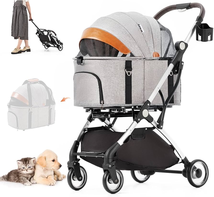 Amazon.co.jp: HRking.HANRAY 分離型 折りたたみ ペットカート 3way