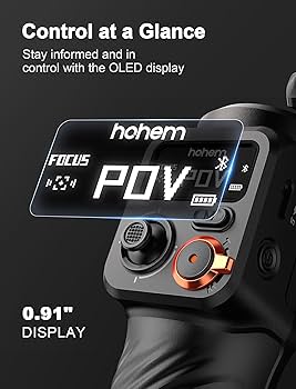 Amazon.com: hohem iSteady M6 Kit Gimbal Stabilizer for Smartphone