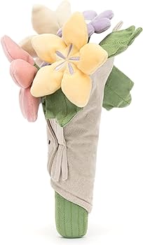 Amazon.co.jp: Jellycat アミューズブル 花束 ぬいぐるみ 12インチ