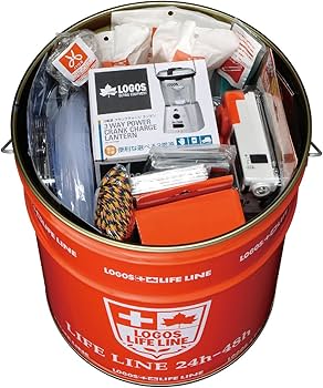 Amazon.co.jp: ロゴス LLL 防災缶サバイバル72h 82100457 : スポーツ