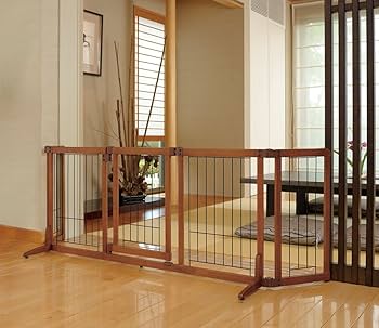 Amazon.co.jp: リッチェル ペット用 木製おくだけドア付ゲート S