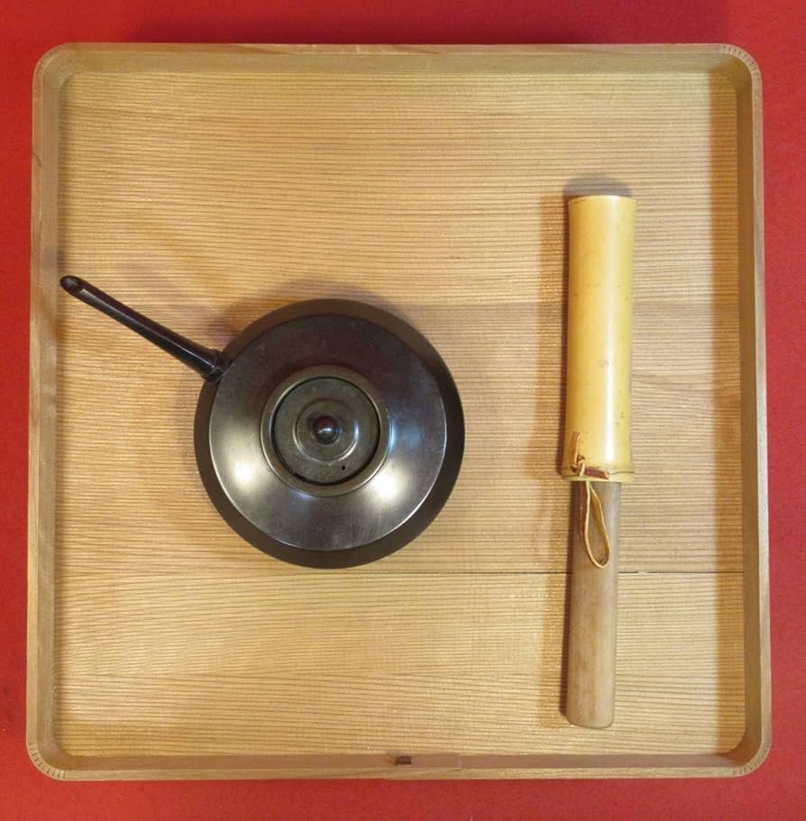 Amazon.co.jp: 茶道具『花所望セット(花台＋唐銅花水次＋花小刀)3点