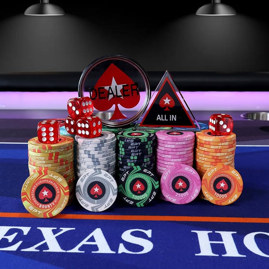 ポーカーチップセット 300枚 EPT PokerStars EPT ポーカーチップ 300枚