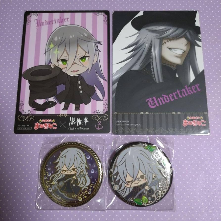 Amazon.co.jp: 黒執事 葬儀屋 アンダーテイカー グッズ4点セット