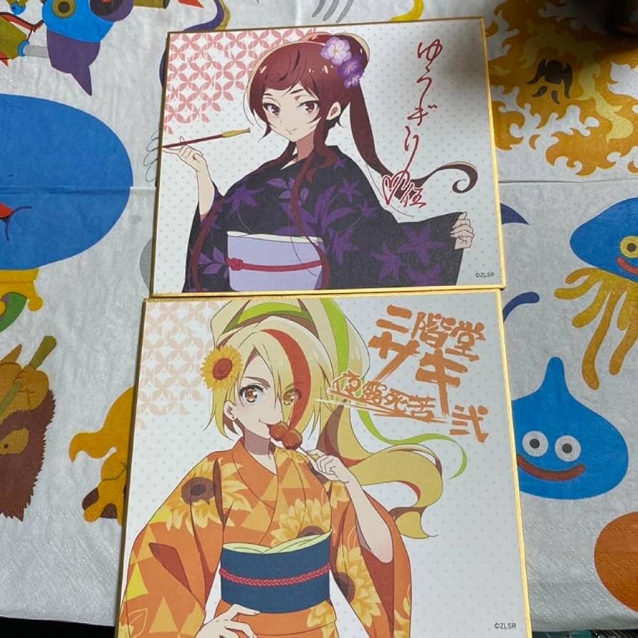 Amazon.co.jp: ゾンビランドサガ ミニ色紙 サキ ゆうぎり ホビー