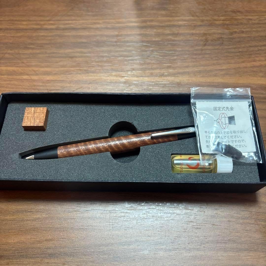 新型野原工芸本花梨虎杢シャープペンシル 野原工芸 本花梨虎杢 新型