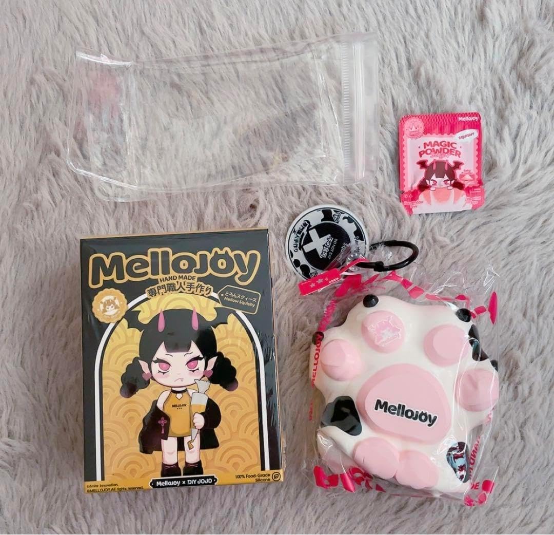 ellojoy スクイーズ 肉球 癒しの猫爪 ミルク 肉球 スクイーズ クリア