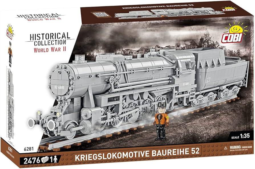 Amazon.com: COBI Historical Collection Kriegslokomotive Baureihe