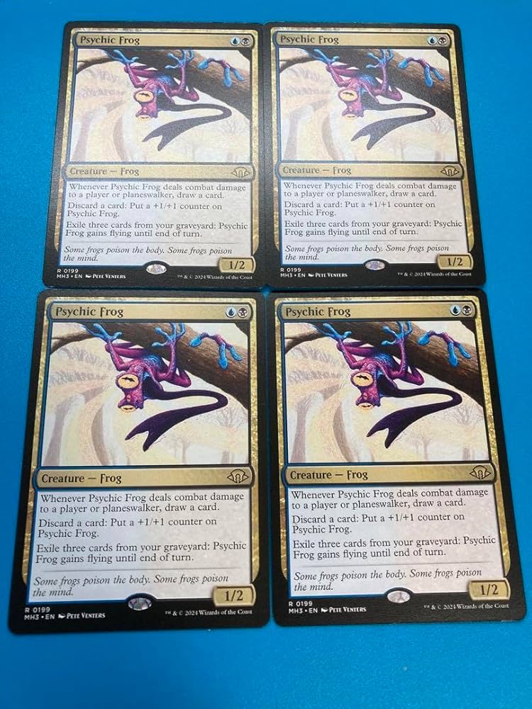 超能力蛙 英語 foil 4枚セット MTG 超能力蛙 foil 4枚セット 超能力蛙4