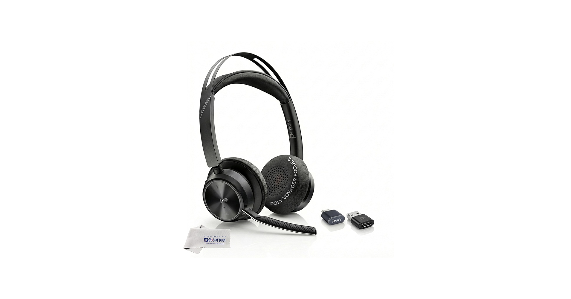Amazon.com: Poly Voyager Focus 2 Bluetooth Headset with Noise