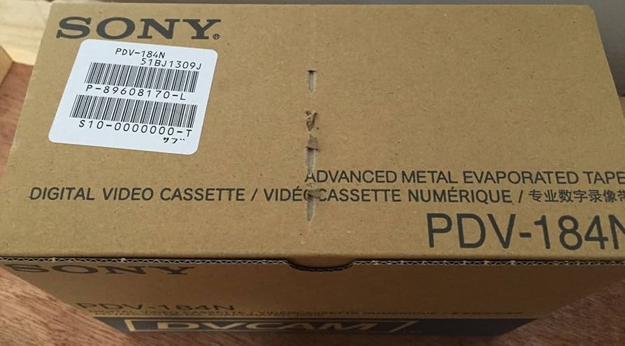 Amazon | 国内正規品！SONY/ソニー DVCAM テープ 184分 メモリーなし