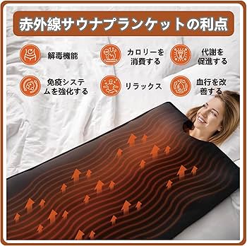 Amazon.co.jp : Rednut サウナブランケット ヒートマット 遠赤外線