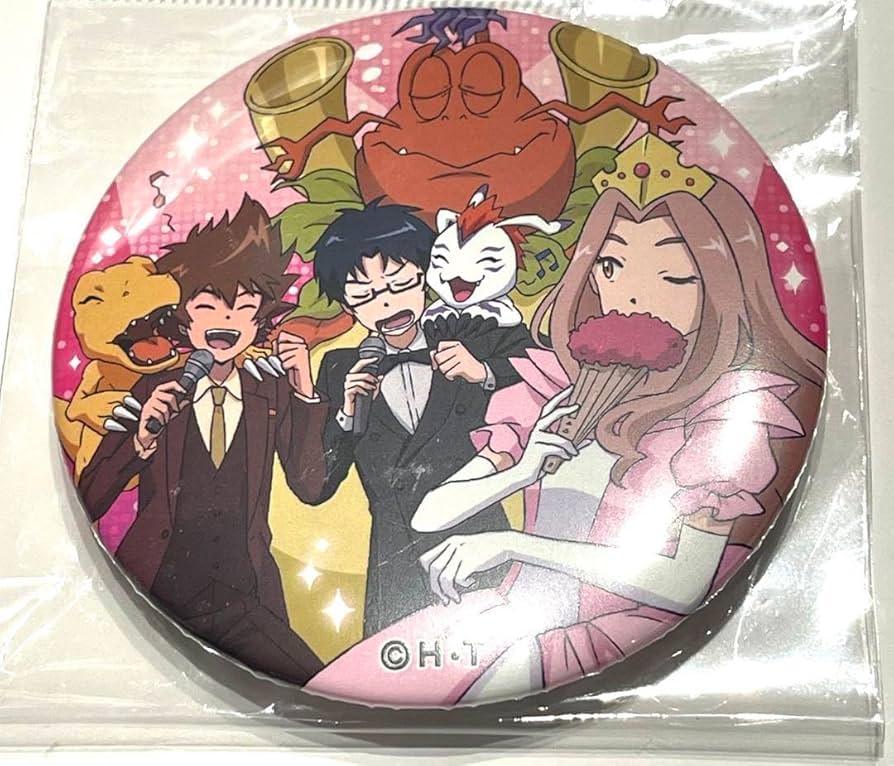 デジモンアドベンチャー ぼくらのウォーゲーム ドでか缶バッジ 武之内空