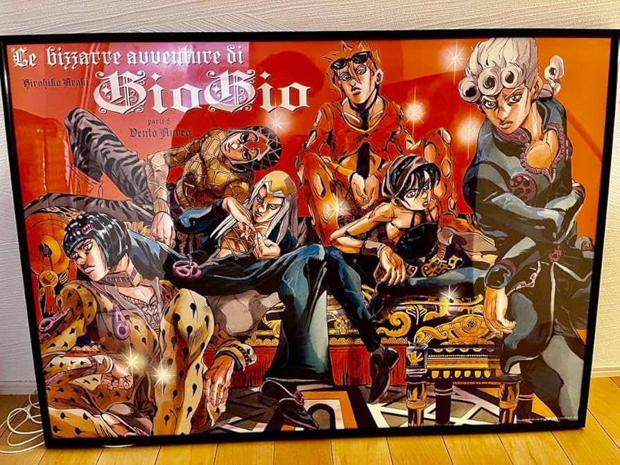 5枚セット ジョジョの奇妙な冒険 ジョジョ展 ポスター 3,4,5,6,7