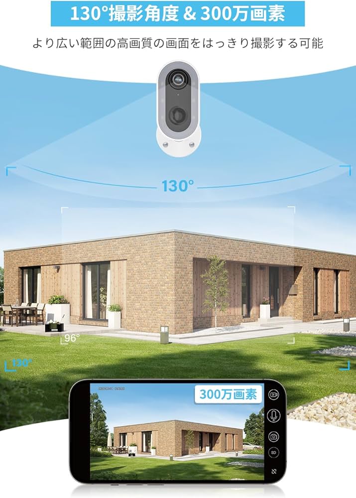 Amazon.co.jp: 【完全無線】JENNOV 防犯カメラ 屋外 ソーラー