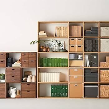 Amazon｜無印良品 スタッキングシェルフ・追加5段・オーク材 幅40×奥行