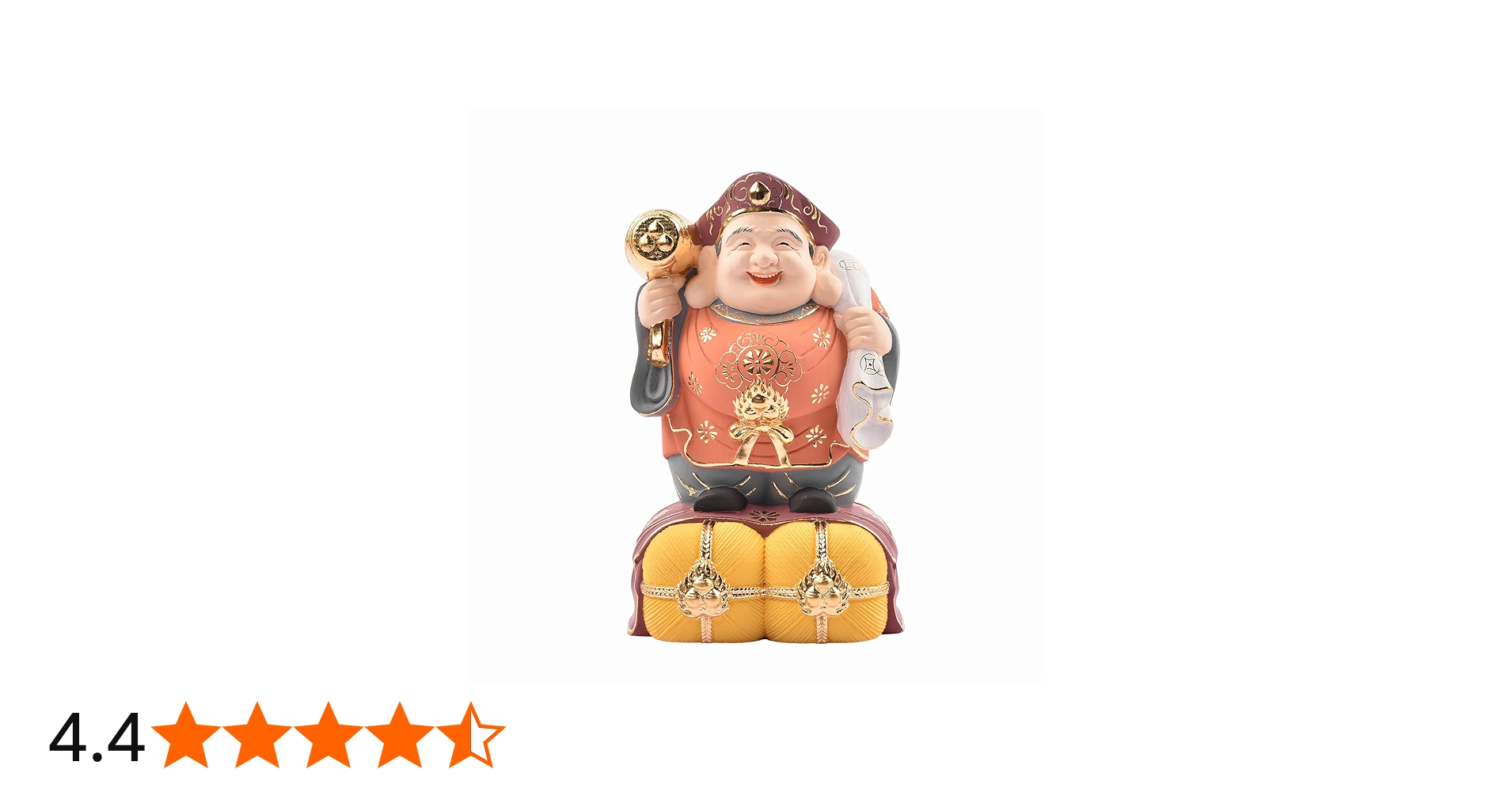 Amazon｜繁樓藝雕 七福神 大黒天 木彫り 桧木製 縁起物 玄関置物 開運