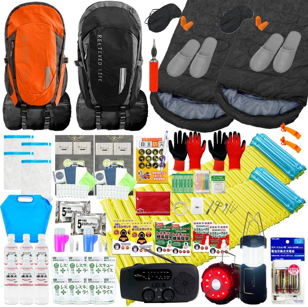 20災害時に必要なものを取りまとめた 避難リュックセット 【公式通販】