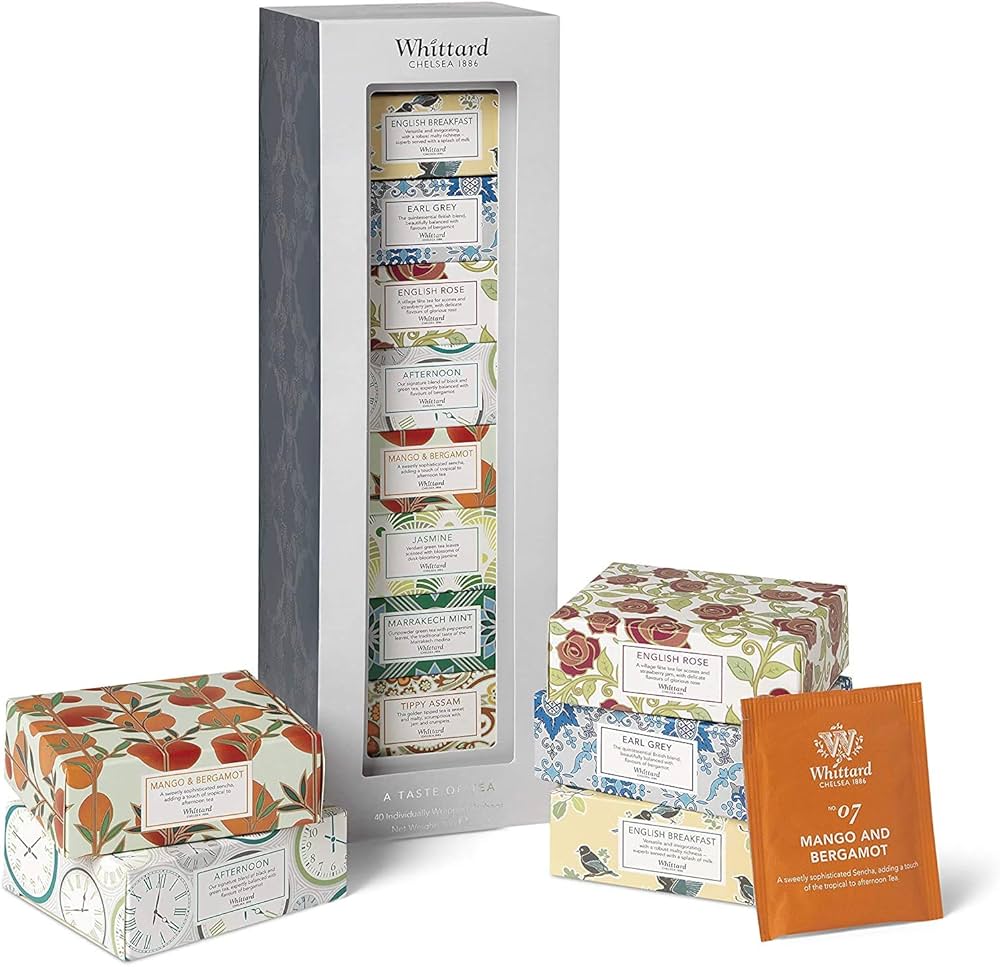 Amazon.co.jp: Whittard Tea Discoveries A Taste of Tea 8種の紅茶