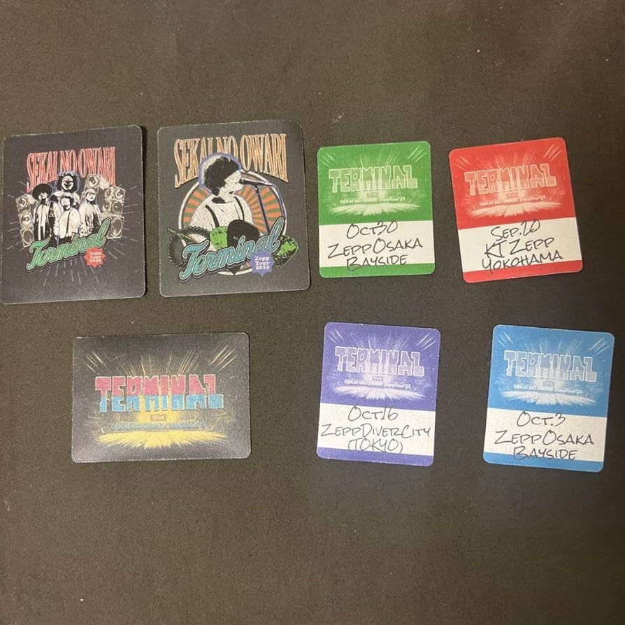 SEKAI NO OWARI terminal ステッカー 全種類 SEKAI NO OWARI terminal