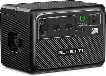 Amazon.co.jp: BLUETTI ポータブル電源 B80 拡張バッテリー 806Wh AC60