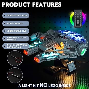 Amazon.co.jp: BrickBling LEDライト レゴ75375 ミレニアムファルコン
