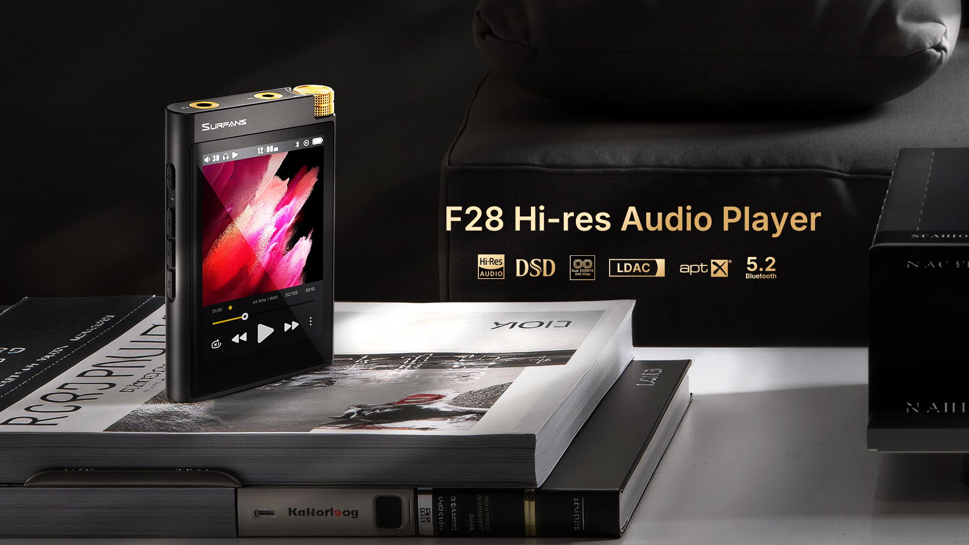 Amazon.com: Surfans HiFi Bluetooth Mp3 Player: F28 High Res