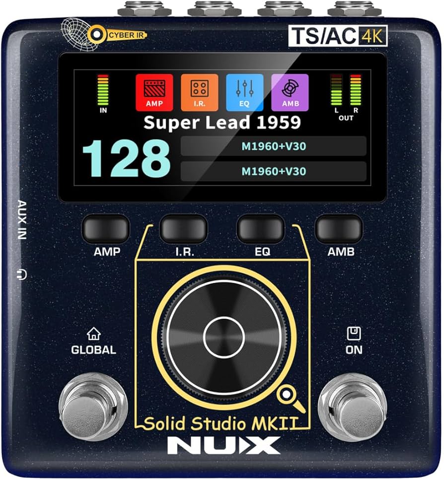 NUX Solid Studio パワーアンプ、キャビネットシミュレーター Amazon