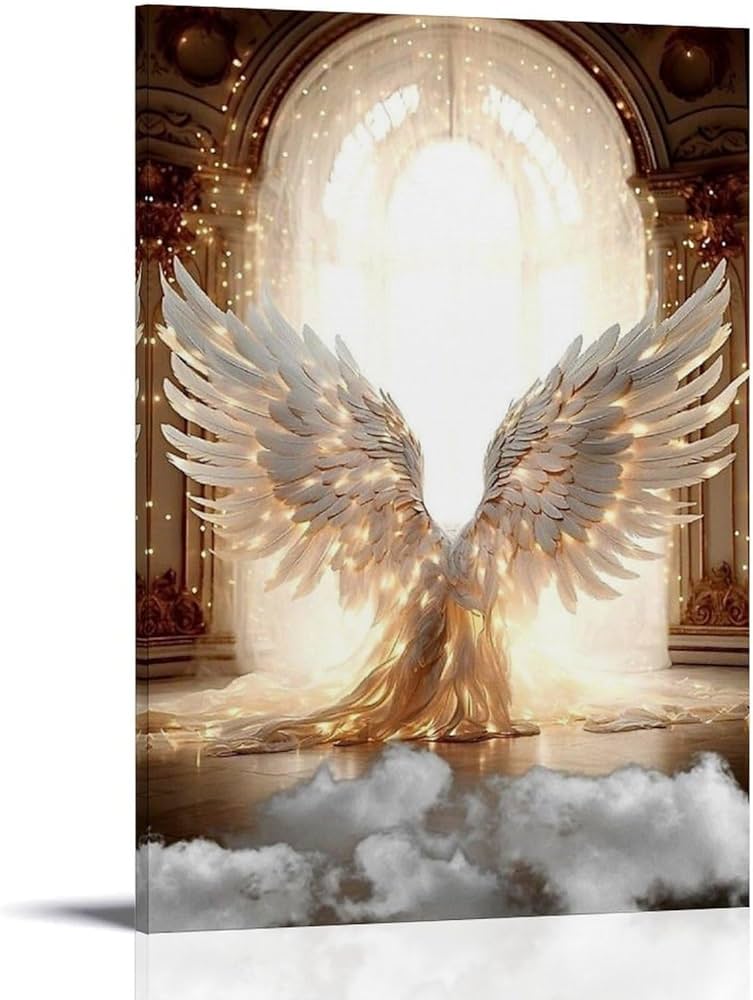 ベルリンの風の天使 油絵キャンパスの壁飾り ベルリンの風の天使 油絵