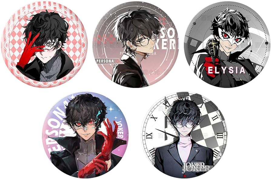 ペルソナ5 総攻撃 モルガナ 缶バッジ コトブキヤ モナ 2個セット