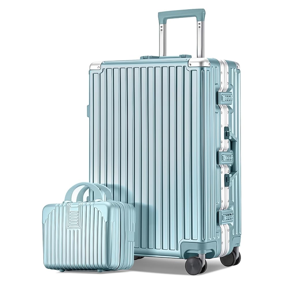 親子セット アルミフレーム スーツケース M キャリーバッグ TSAロック