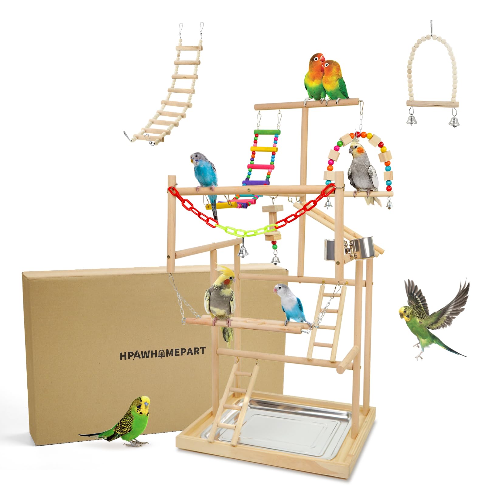 バードアスレチック バードジム ハンドメイド 注文 インコの為の大型