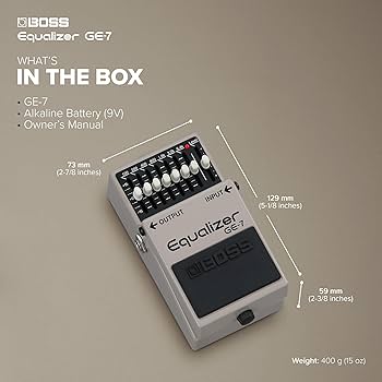Amazon | BOSS Equalizer GE-7 | イコライザー | 楽器・音響機器