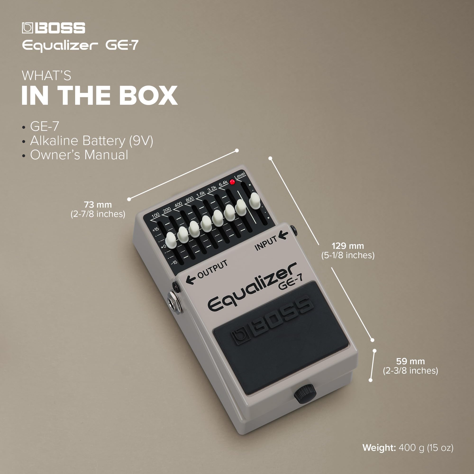 Amazon | BOSS Equalizer GE-7 | イコライザー | 楽器・音響機器