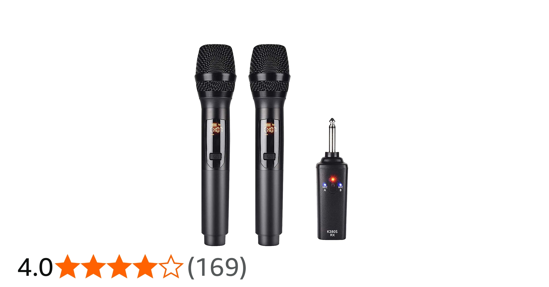 Amazon.co.jp: Kithouse K380Sワイヤレスマイク カラオケ 無線マイク