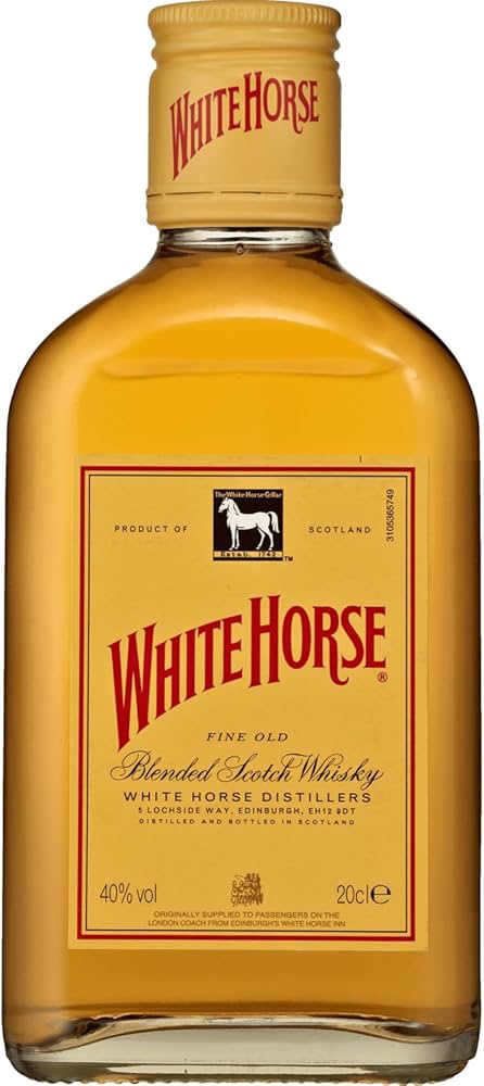 Amazon.co.jp: WHITE HORSE(ホワイトホース) ウイスキー200ml ファイン