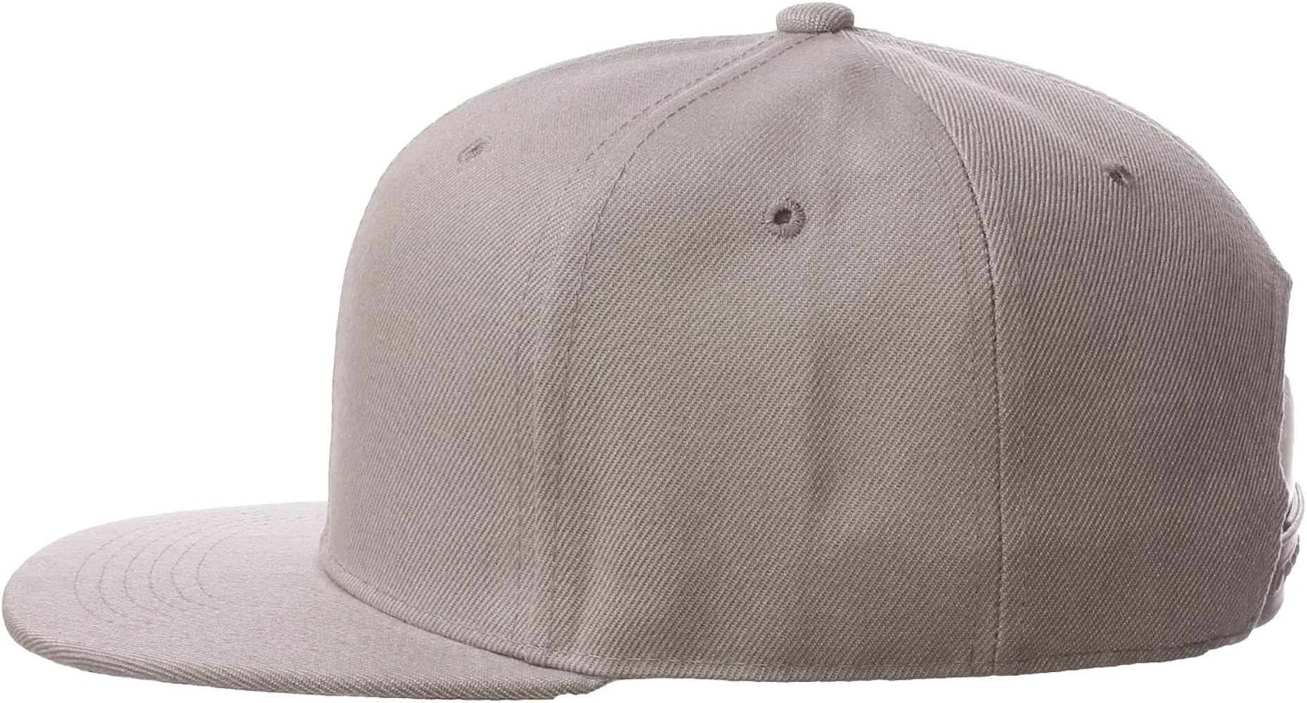 Classic Snapback Hat Custom A to Z Initial Letters, Light Grey Cap