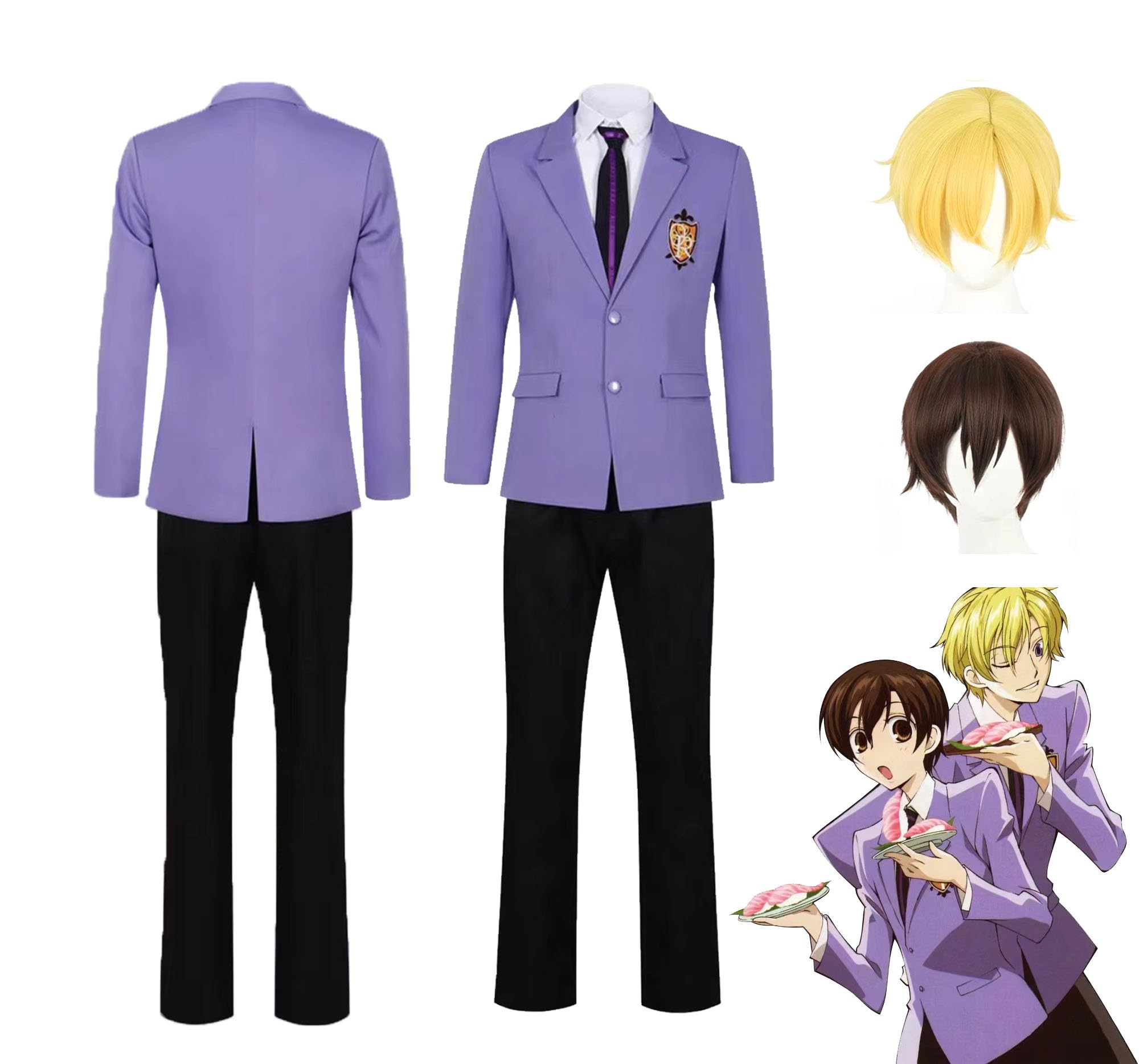 新品】桜蘭高校ホスト部 リバーシブルプレート2個セット 須王環 鳳鏡夜