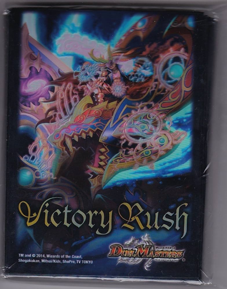 デュエマカードと鬼丸ヘッドカードプロテクト付き デュエマカードと