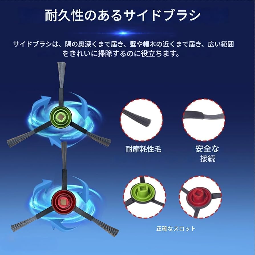 Amazon | 【 エコバックス メインブラシ 1本】DEEBOT X1 OMNI / X1