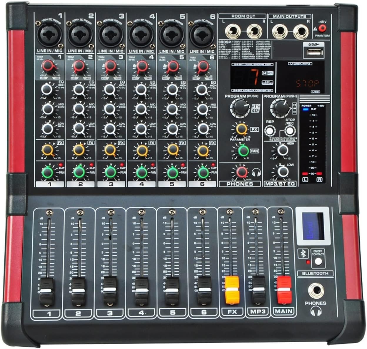 Melos MX 99PRO プロフェッショナル オーディオ ミキサー DJ Melos MX