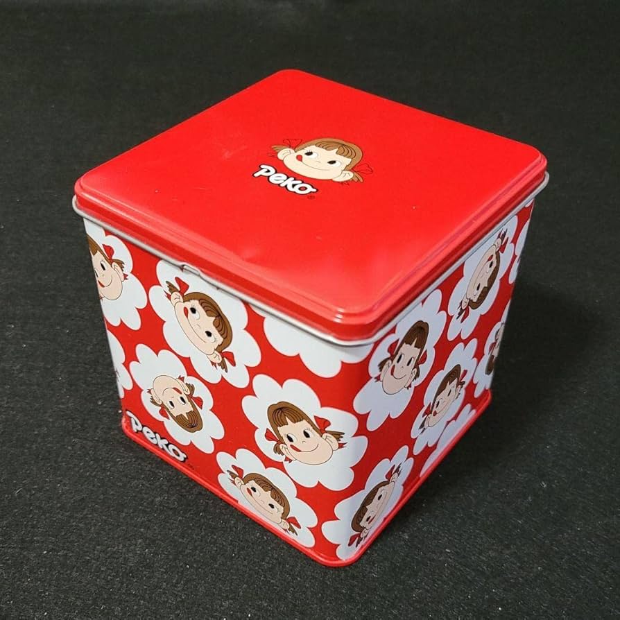 Amazon.co.jp: ペコちゃん 不二家 お菓子 空き缶 缶ケース : ホーム