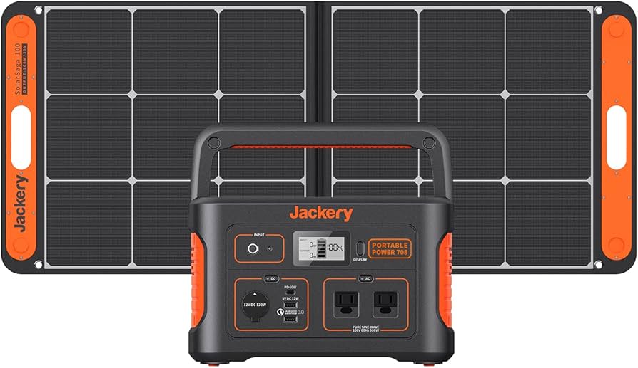 Amazon.co.jp: Jackery Solar Generator 708 ポータブル電源 ソーラー