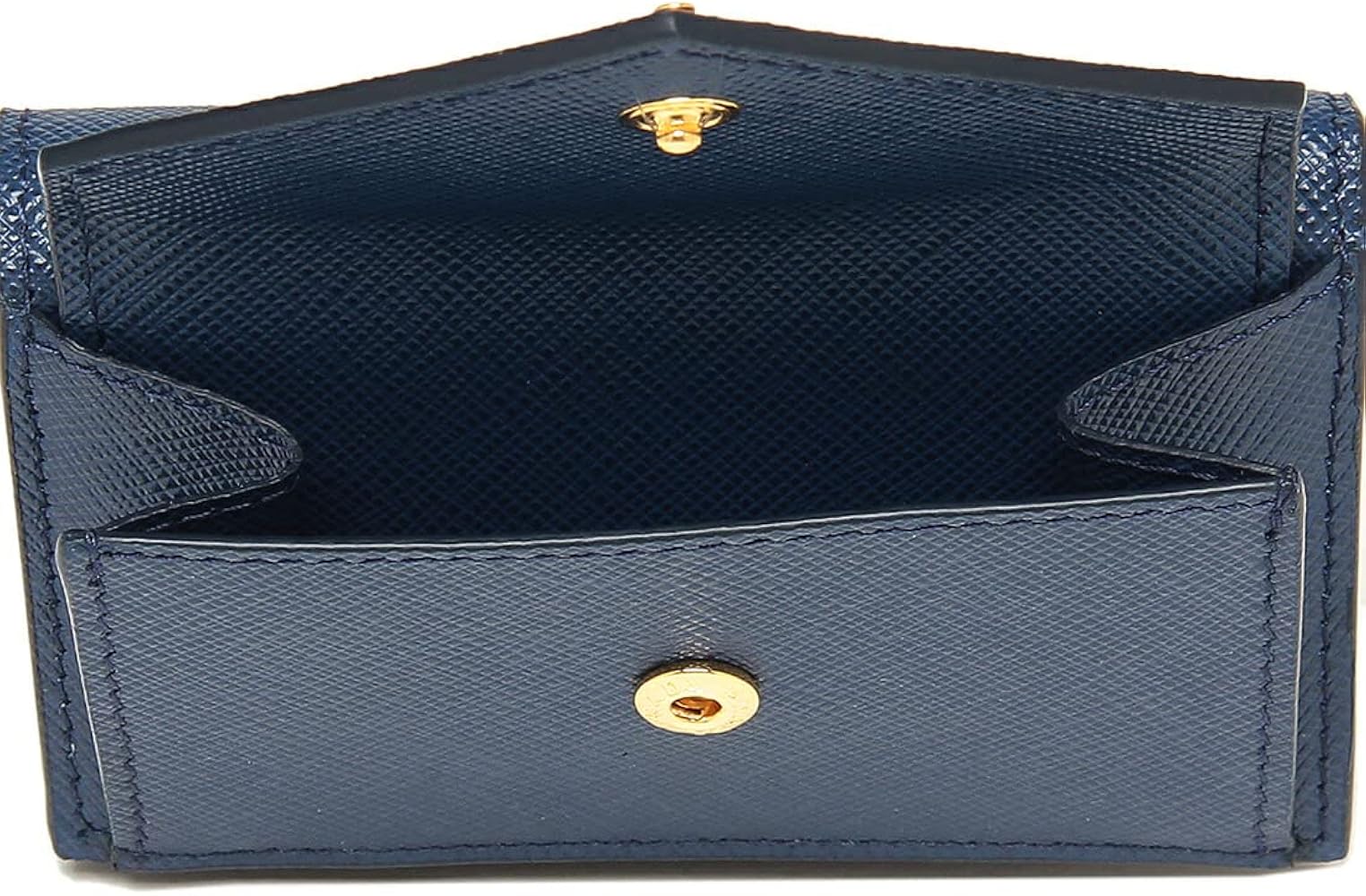 Amazon | [プラダ] 三つ折り財布 サフィアーノトライアングルロゴ ミニ