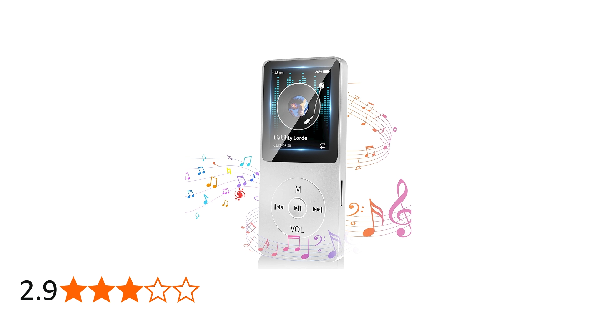 Amazon.co.jp: 【超軽量26g】HyPour MP3 音楽プレイヤー MP3プレーヤー