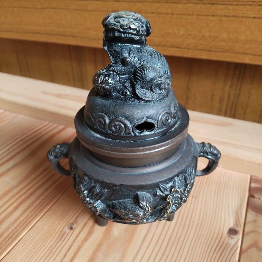 Amazon｜三脚香炉 獅子置物 アンティーク｜仏壇用香炉 オンライン通販