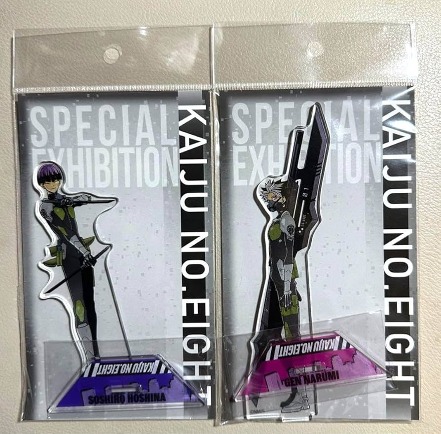 怪獣8号展 鳴海弦 ナンバーズアクリルキーホルダー アートコースター