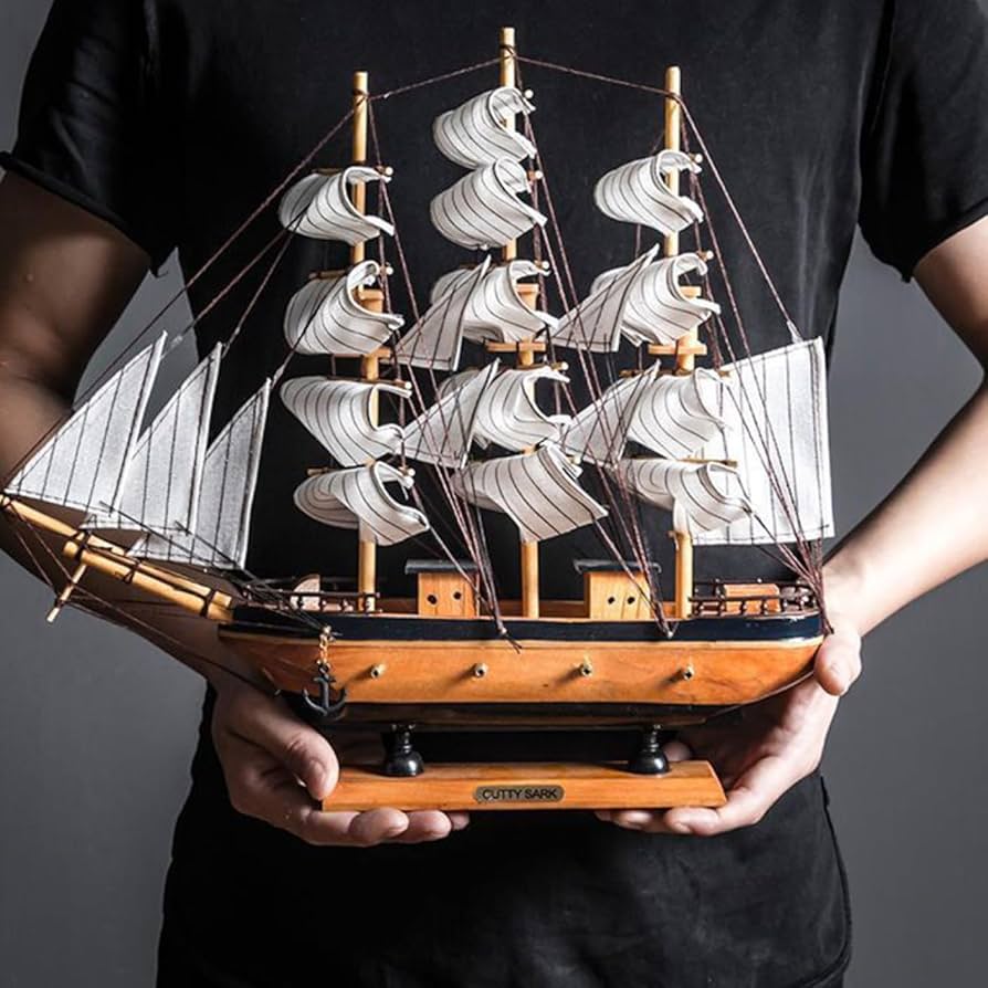帆船模型 NAPOLEON 木製 置物 インテリア レトロ アンティーク 生産